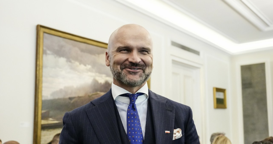 Rafał Brzoska expressed gratitude to Karol Nawrocki for his desire to continue efforts toward deregulation /Marysia Zawada /Reporter