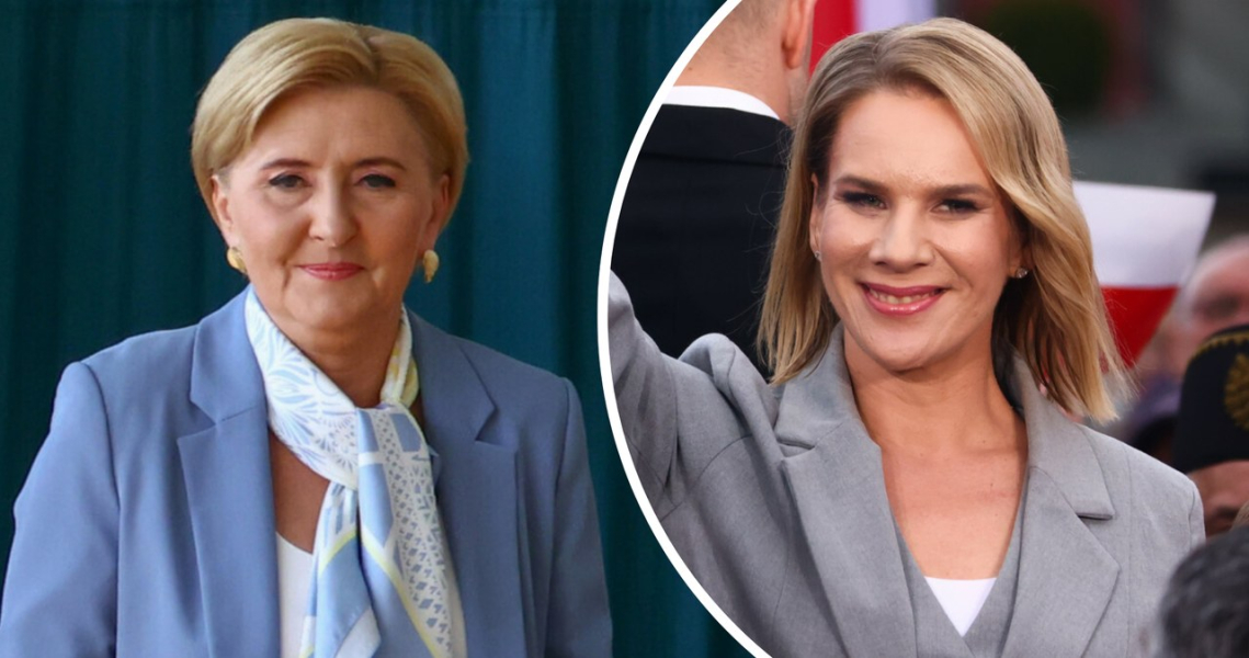 Agatę Dudę zastąpi Marta Nawrocka. Jaką emeryturę dostanie pierwsza dama? /Beata Zawrzel /Reporter