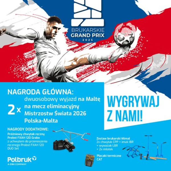 Konkurs Grand Prix Brukarstwa 2025 – Polbruk zaprasza brukarzy do konkursu kreatywnego! - INFBusiness