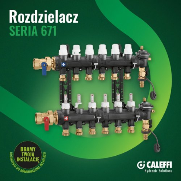 Ogrzewanie podłogowe w 2025 roku - dlaczego warto wybrać rozdzielacz Caleffi serii 671? - INFBusiness