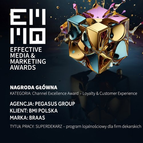 Program SuperDekarz zdobywcą głównej nagrody podczas gali Effective Media & Marketing Awards - INFBusiness