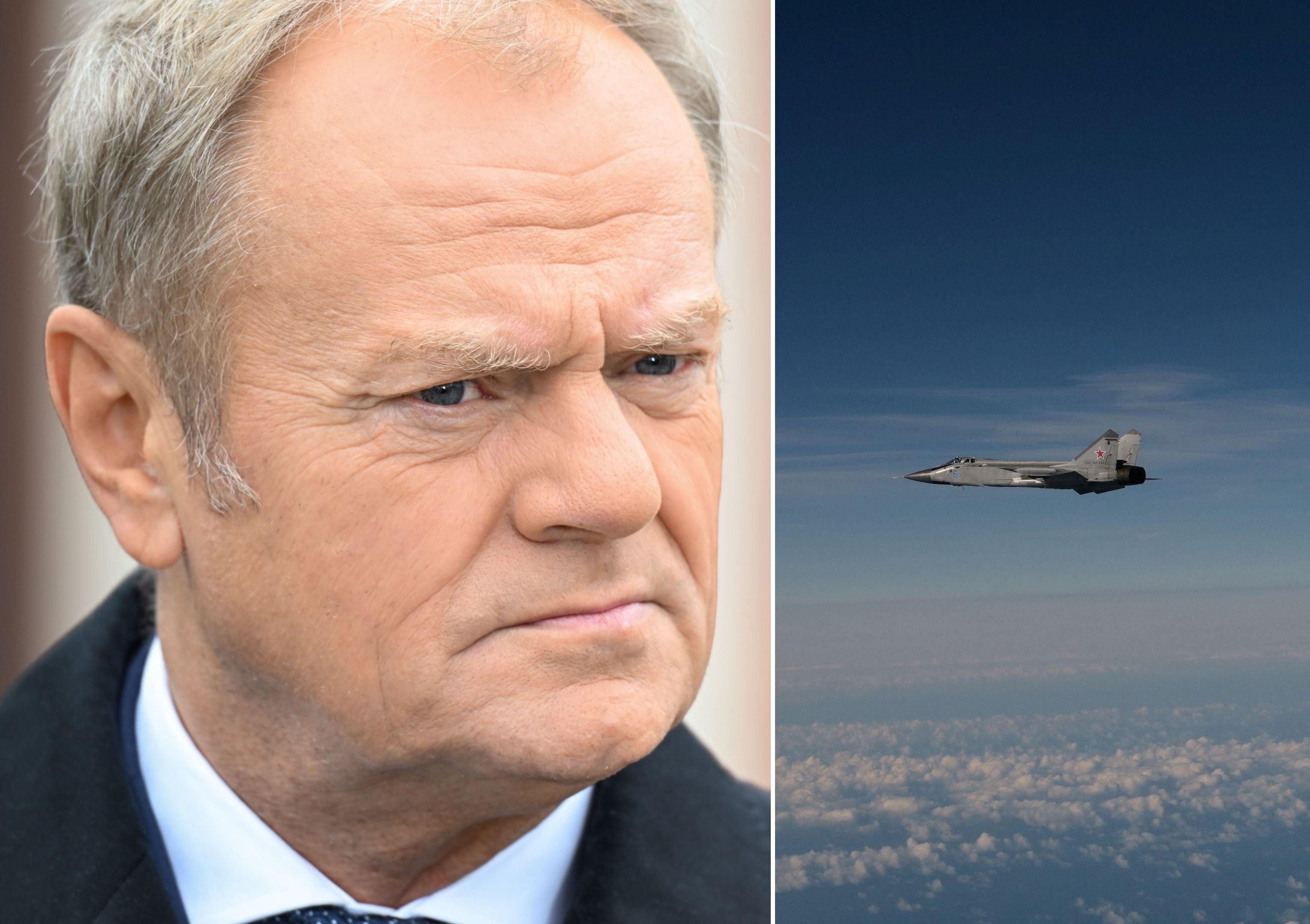 Donald Tusk został zapytany o zestrzelenie rosyjskich myśliwców. Co powiedział? - INFBusiness