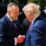 Spotkanie Trumpa i Nawrockiego dobiegło końca. O czym rozmawiali politycy?