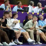 Polska kontra Francja. Lewandowski, Fornal i syn Nawrockiego na meczu koszykówki EuroBasket