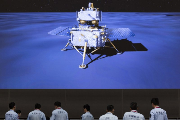 Beijing Aerospace Control Center (BACC) in China as its Chang&#039;e-6 spacecraft landed last year in June on the far side of the moon for the first time in history. A new scientific analysis says the first-ever rock samples held new evidence how the moon&#039;s largely unknown far side could be much colder then the Earth-facing near side. File Photo by Jin Liwang/EPA