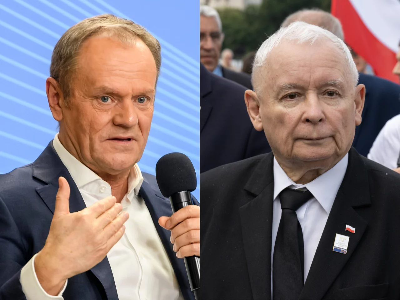Donald Tusk i Jarosław Kaczyński