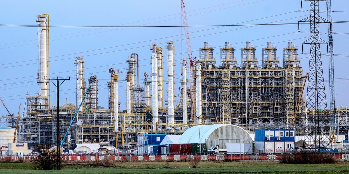 Petrochemiczna inwestycja Orlenu - Olefiny III (zdjęcie z grudnia 2024 r.)