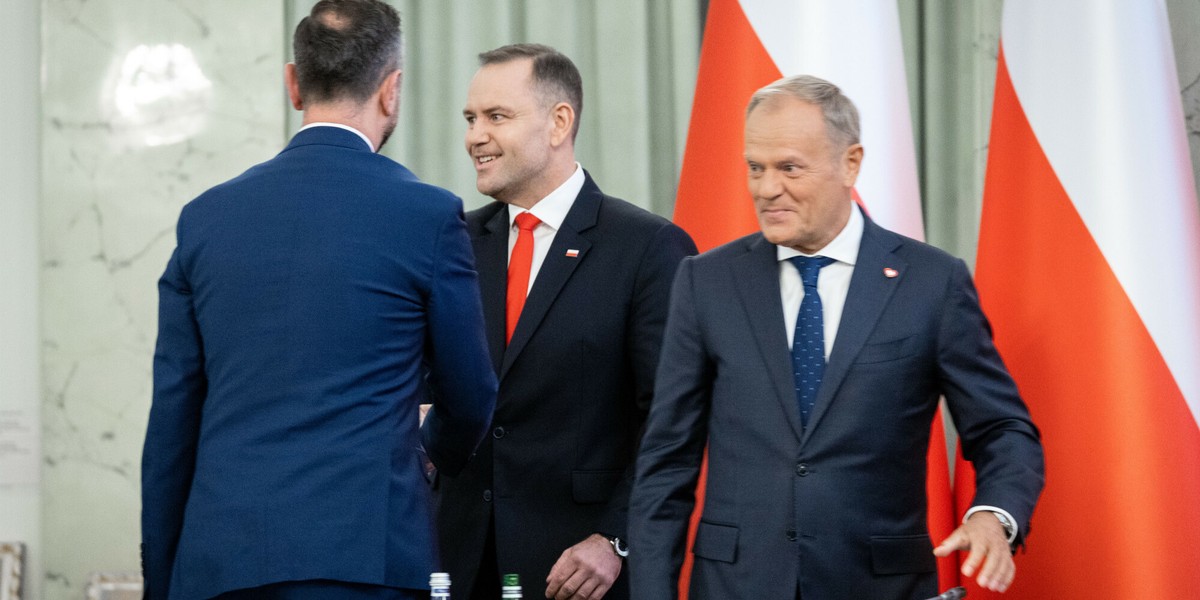 Prezydent Karol Nawrocki i premier Donald Tusk
