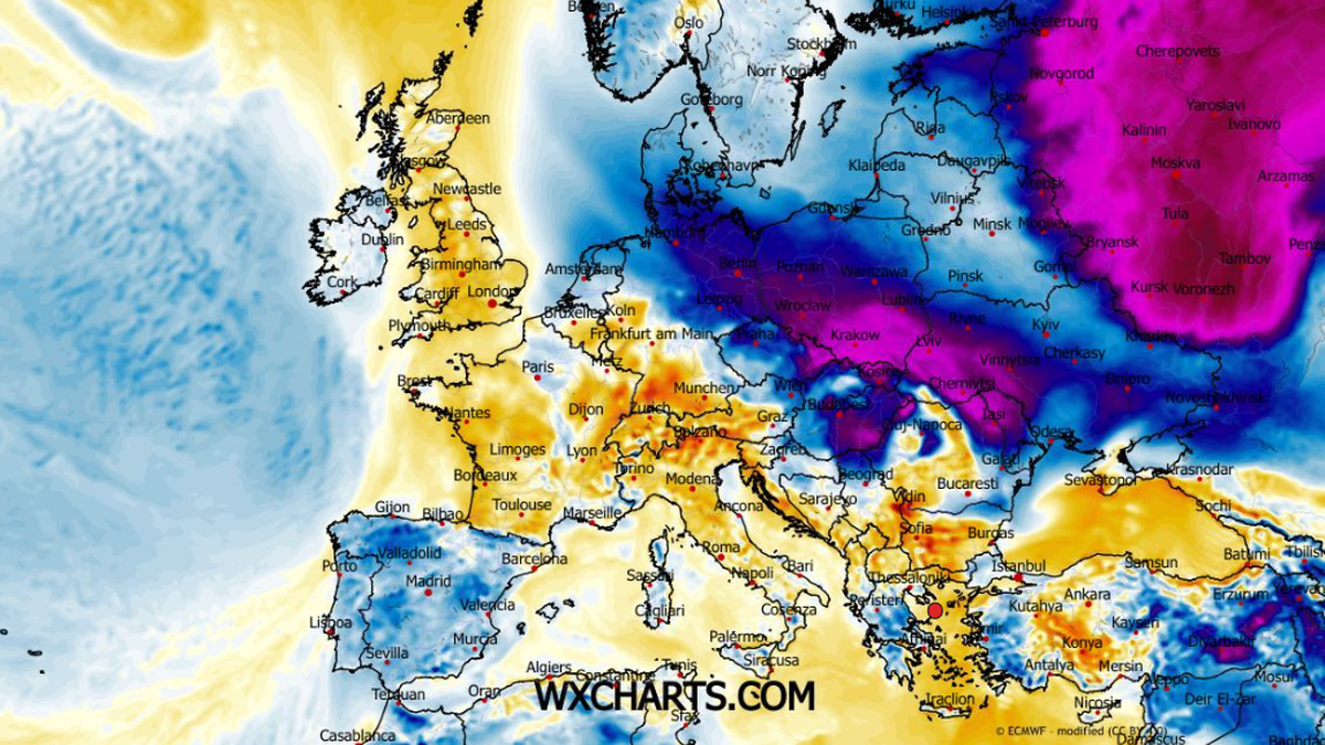 Strefa mrozów z czasem obejmie z powrotem terytorium całego kraju