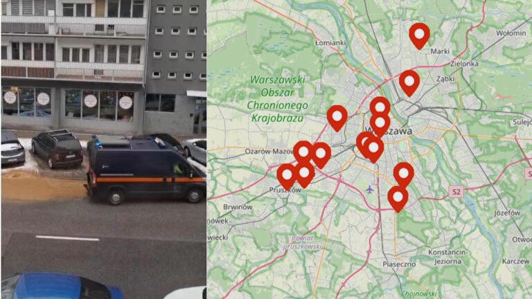 Krytyczna usterka w Warszawie. Liczne budynki pozbawione wody. 3