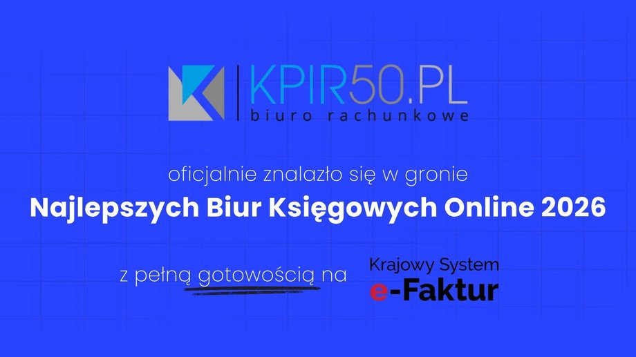 KPIR50 - Najlepsze Biuro Księgowe Online 2026