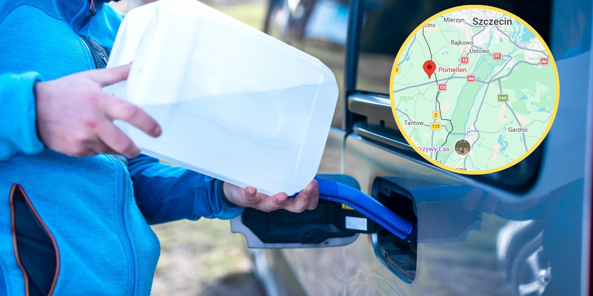 Dwóch kierowców z Polski nielegalnie wiozło do Niemiec olej napędowy (Screen: Google Maps)