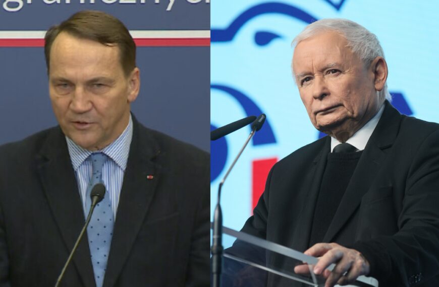 Sikorski atakuje Kaczyńskiego. „Coś mu się konkretnie poprzestawiało”