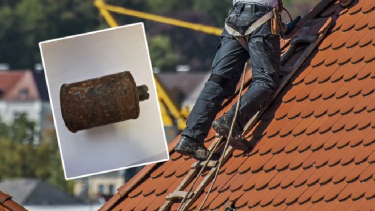 Remont dachu ujawnił tajemniczy obiekt. Interwencja armii. 15