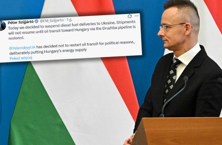 Węgry i Słowacja zawiesiły transport diesla na Ukrainę. Mają zastrzeżenie.