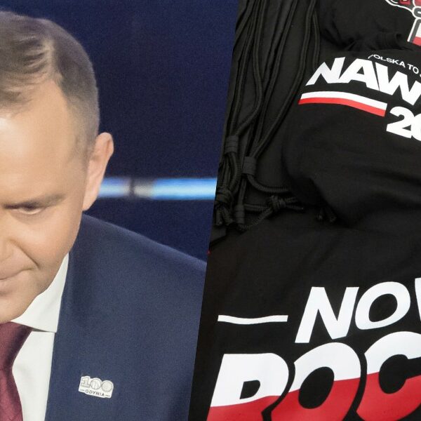 Kontrowersje wokół „Nowrocky”. Nawrocki: T-shirt był od fotoreportera.