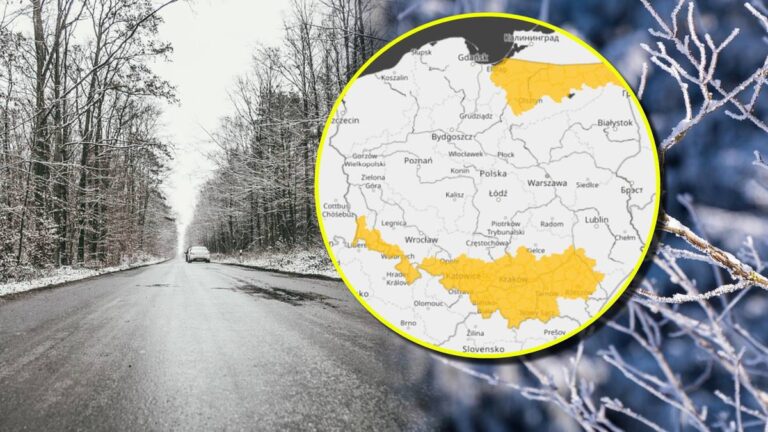 Śnieg do wysokości kilkunastu centymetrów. Alerty pogodowe IMGW dla niektórych regionów. 1