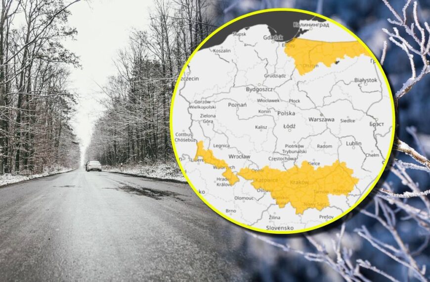 Śnieg do wysokości kilkunastu centymetrów. Alerty pogodowe IMGW dla niektórych regionów.