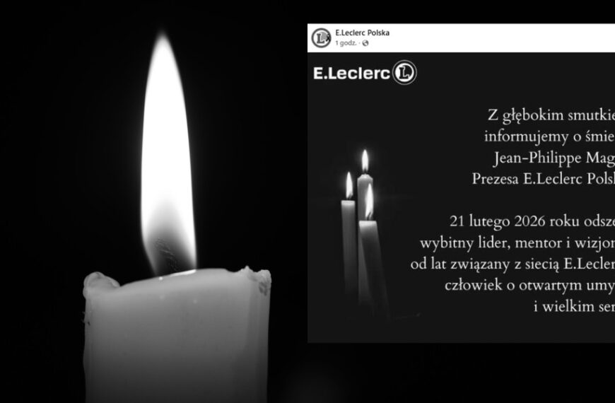 Jean-Philippe Magre odszedł. Szef E.Leclerc Polska, nie żyje.