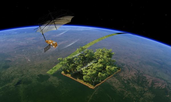 Biomass, pionierski radar, już działa. Umożliwi analizę cyklu węglowego.