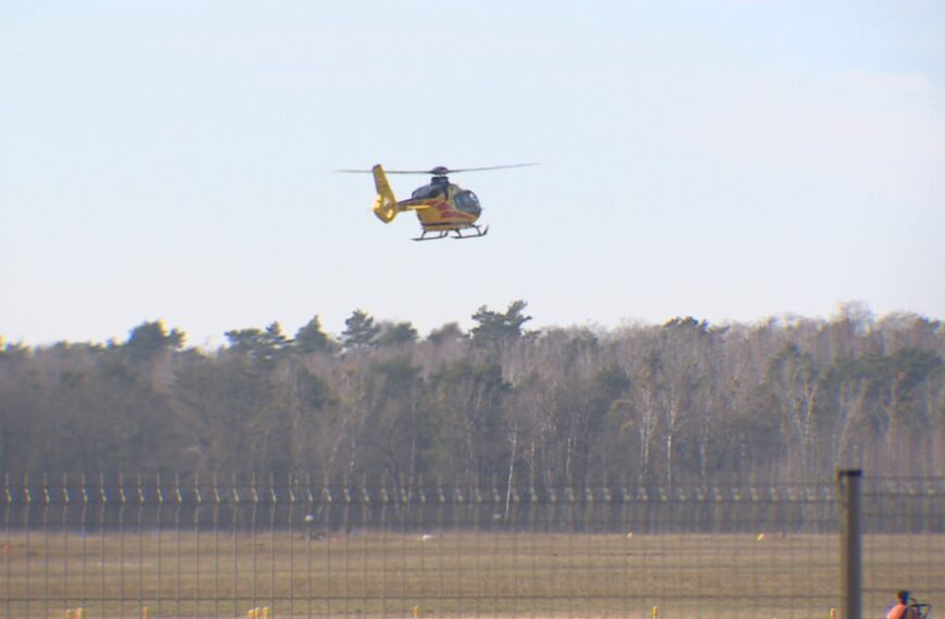 Śmiertelny upadek przy zbiorze szyszek. Zginął człowiek.