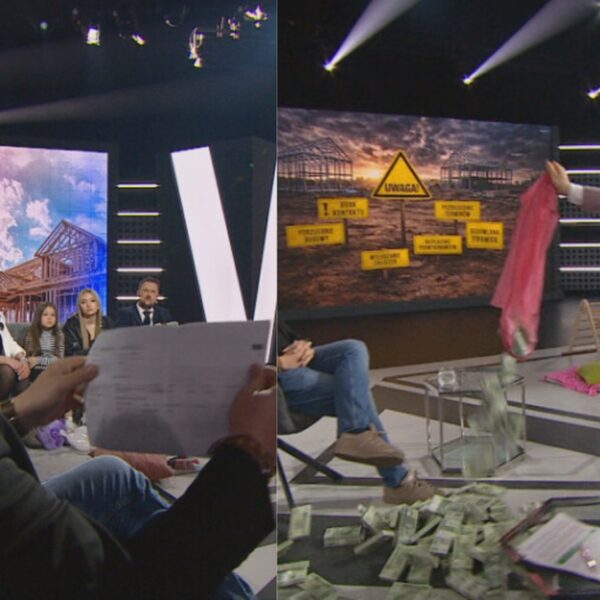 Tarcie w programie „Państwo w Państwie”. Gospodarz niespodziewanie rozrzucił gotówkę.