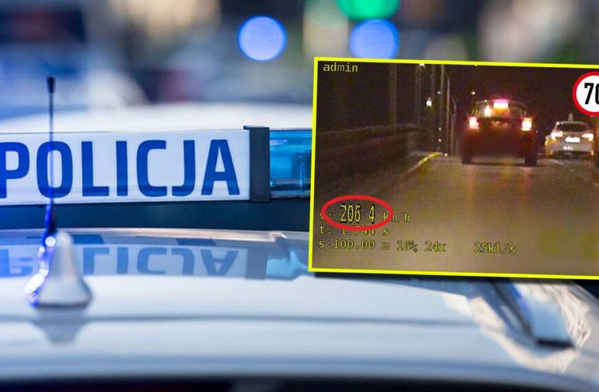 Ponad 200 km/h i narkotyki. Ukraińca zdemaskował „niewyraźny język”.