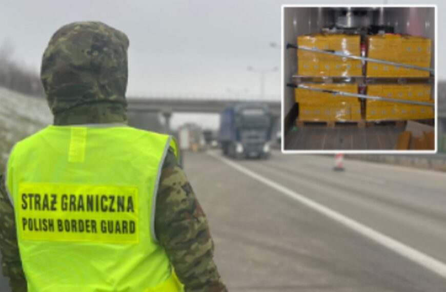 Transportował trunek o wartości blisko miliona złotych. Śmiała interwencja Straży Granicznej.