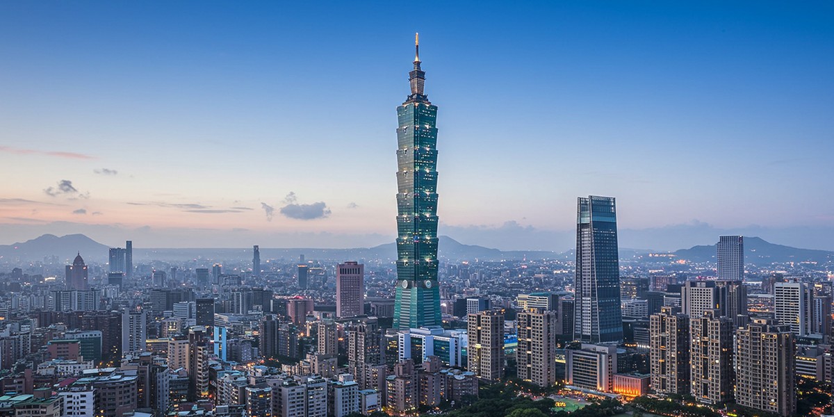 Tajwan obawia się, że Chiny mogą wykorzystać chaos na Bliskim Wschodzie (na zdjęciu Tajpej, stolica Republiki Chińskiej)