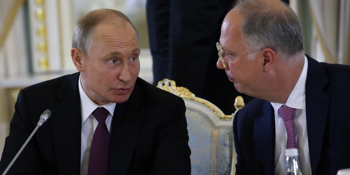 Władimir Putin i Kirył Dmitriew