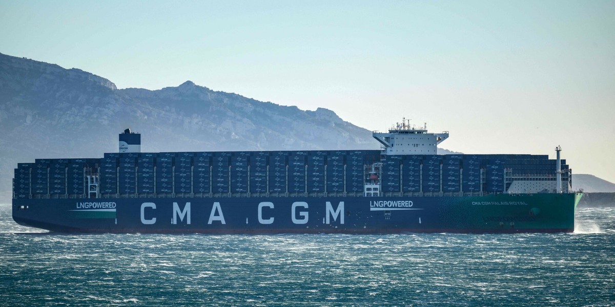 Francuski okręt CMA CGM Kribi przepłynął Cieśninę Ormuz. Przełomowe wydarzenie czy odosobniony przypadek? 2 Kontenerowiec CMA CGM (zdjęcie poglądowe)