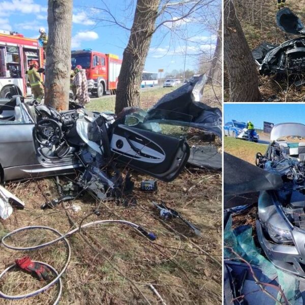 BMW zmiażdżone. Tragiczny incydent w Garczegorzu