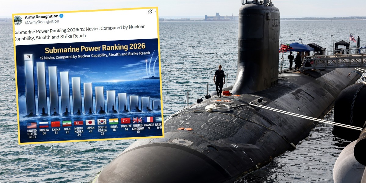 Amerykański okręt podwodny klasy Virginia (fot. w ramce X/Army Recognition)