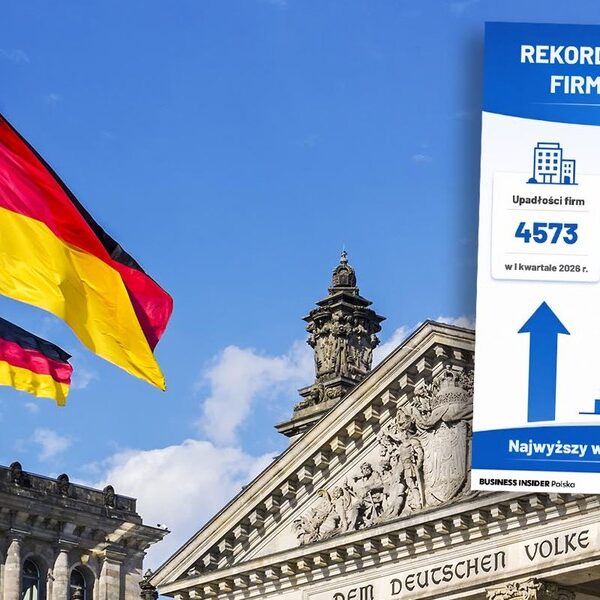 Polskie życie 53 Niemcy: Bankructwa firm osiągają 20-letni szczyt.