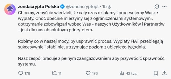 Badanie raportów Zondacrypto. Przepisy giełdy umożliwiały operowanie funduszami klientów. 13 Badanie raportów Zondacrypto. Przepisy giełdy umożliwiały operowanie funduszami klientów. 11