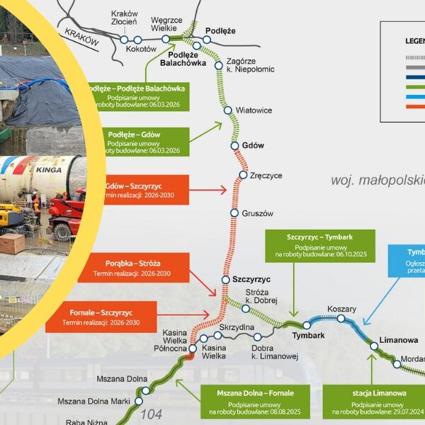 Polskie życie 59 Najdłuższy tunel dla pociągów w Polsce w budowie. We wtorek…