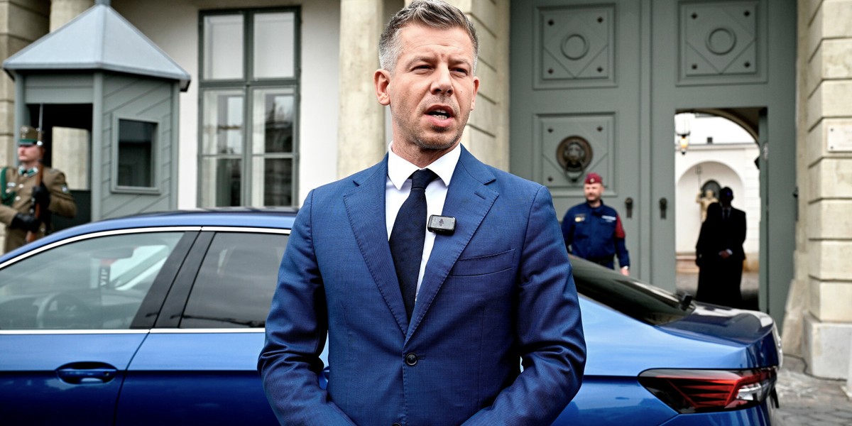 Lider TISZY i przyszły premier Węgier Peter Magyar