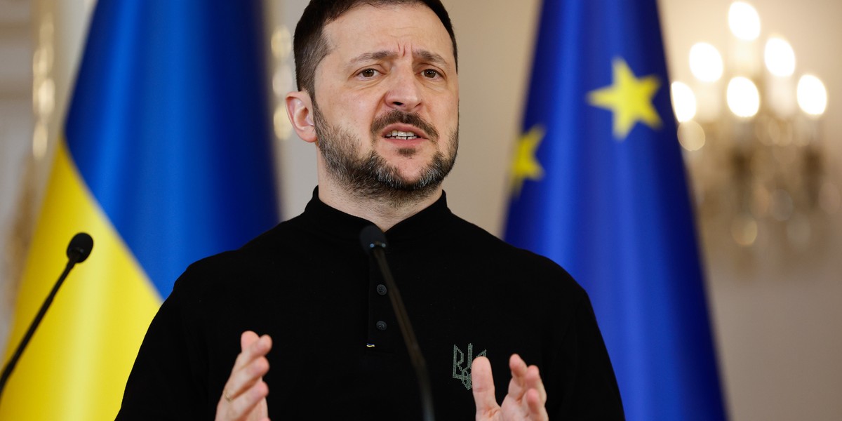 Prezydent Ukrainy Wołodymyr Zełenski