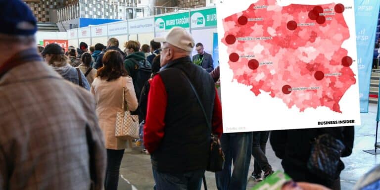Polskie bezrobocie: Mapa wzrostu regionalnego. 9