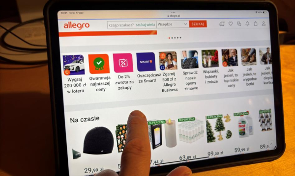 Niemal trzy czwarte polskich użytkowników sieci korzysta z Allegro. Świeże statystyki. 1