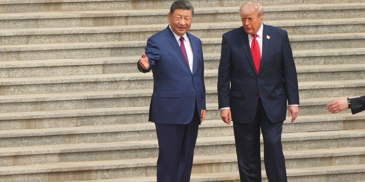 Trump w Chinach: Xi podpisał umowę na 200 samolotów Boeing 2 Donald Trump, Xi Jinping