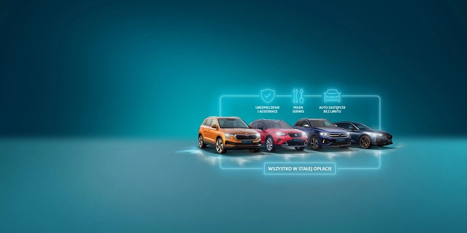 Wynajem samochodu od Volkswagen Financial Services. Co zawiera się w stałej miesięcznej racie? 9