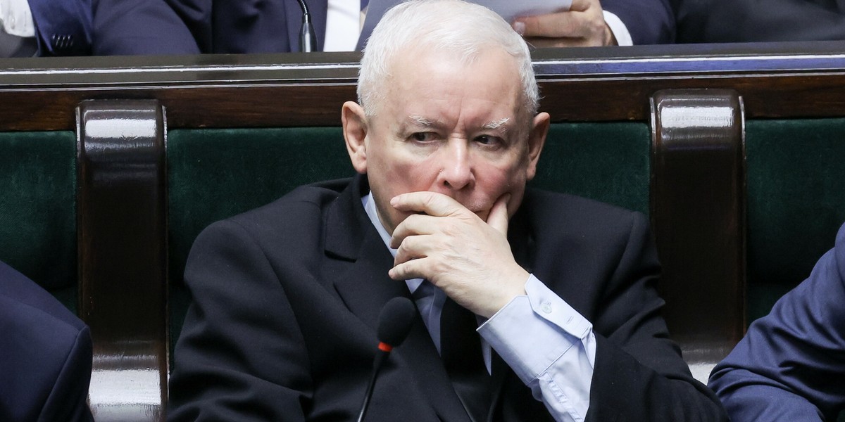 Prezes PiS Jarosław Kaczyński