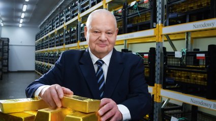 Prezes NBP o złocie. Podał najnowsze dane 