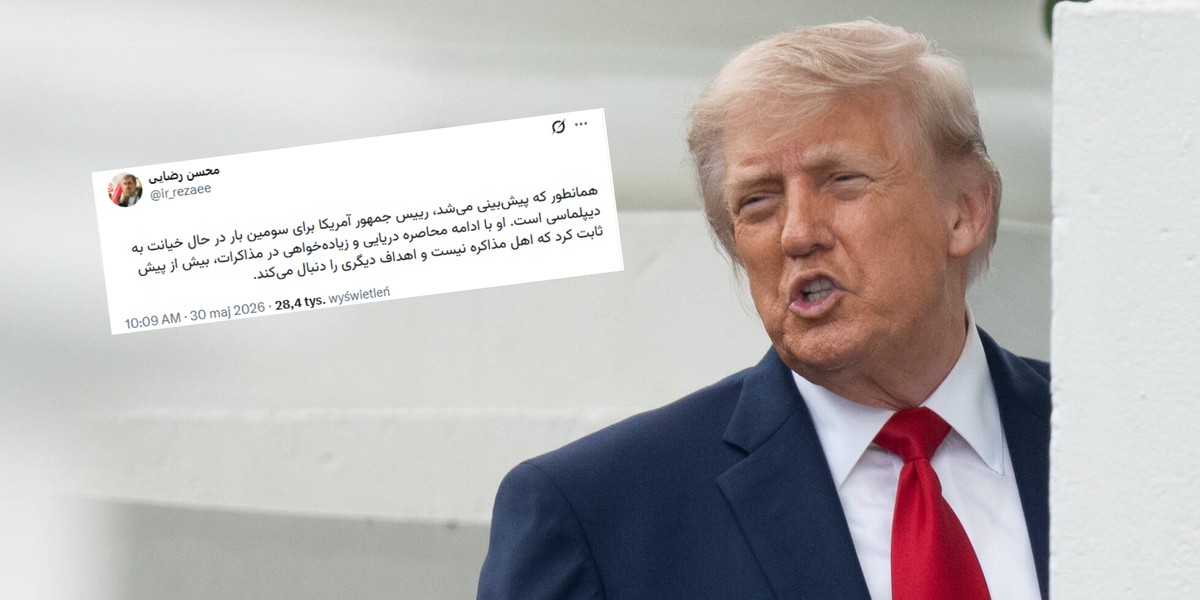 Doradca Najwyższego Przywódcy Iranu oskarża Donalda Trumpa. "Niszczy dyplomację" 2 Donald Trump i wpis Mohsena Rezaeiego