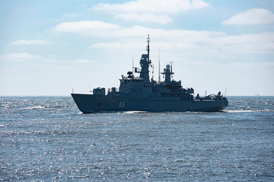 Okręt NATO na Bałtyku