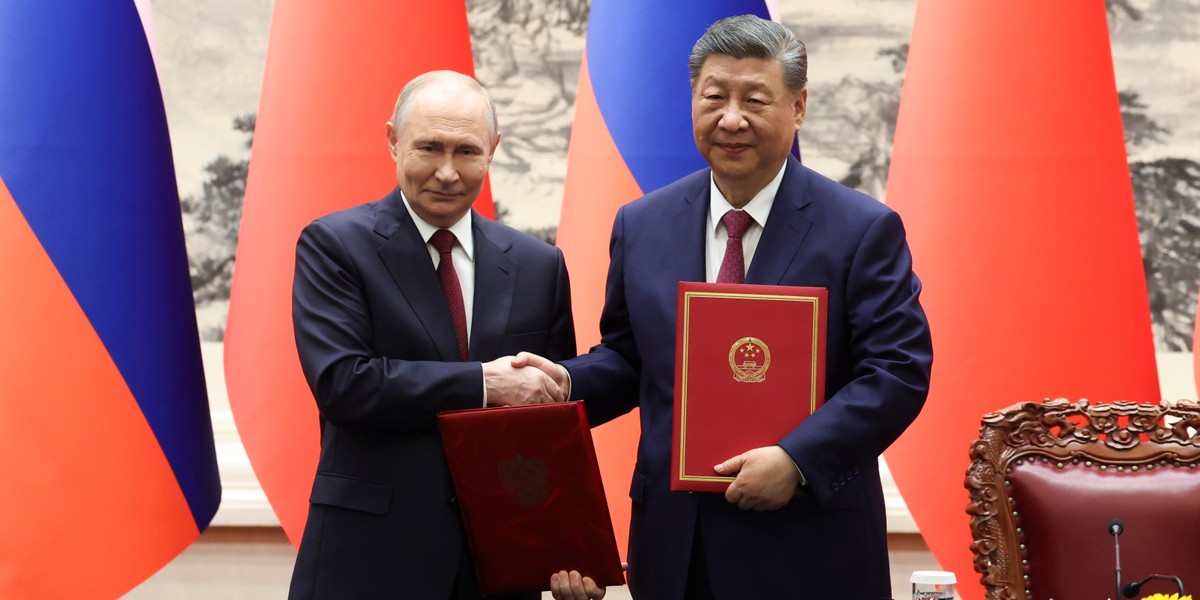 Putin w Chinach lobbuje za kluczowym rosyjskim projektem. Impas w sprawie Siły Syberii 2. 2 Władimir Putin i Xi Jinping