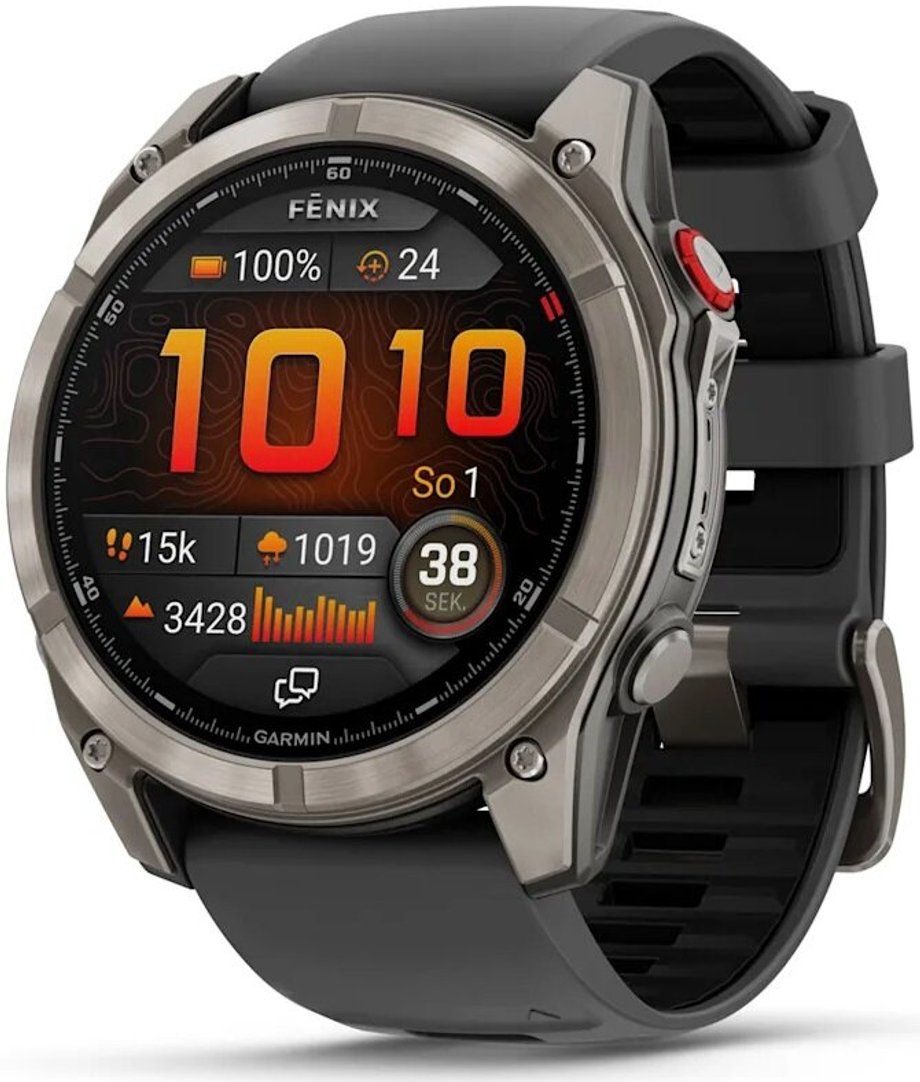 Garmin dla zapalonych i aktywnych. Czołowe smartwatche w rankingu 61 Smartwatch GARMIN Fenix 8 Pro 51mm Czarny