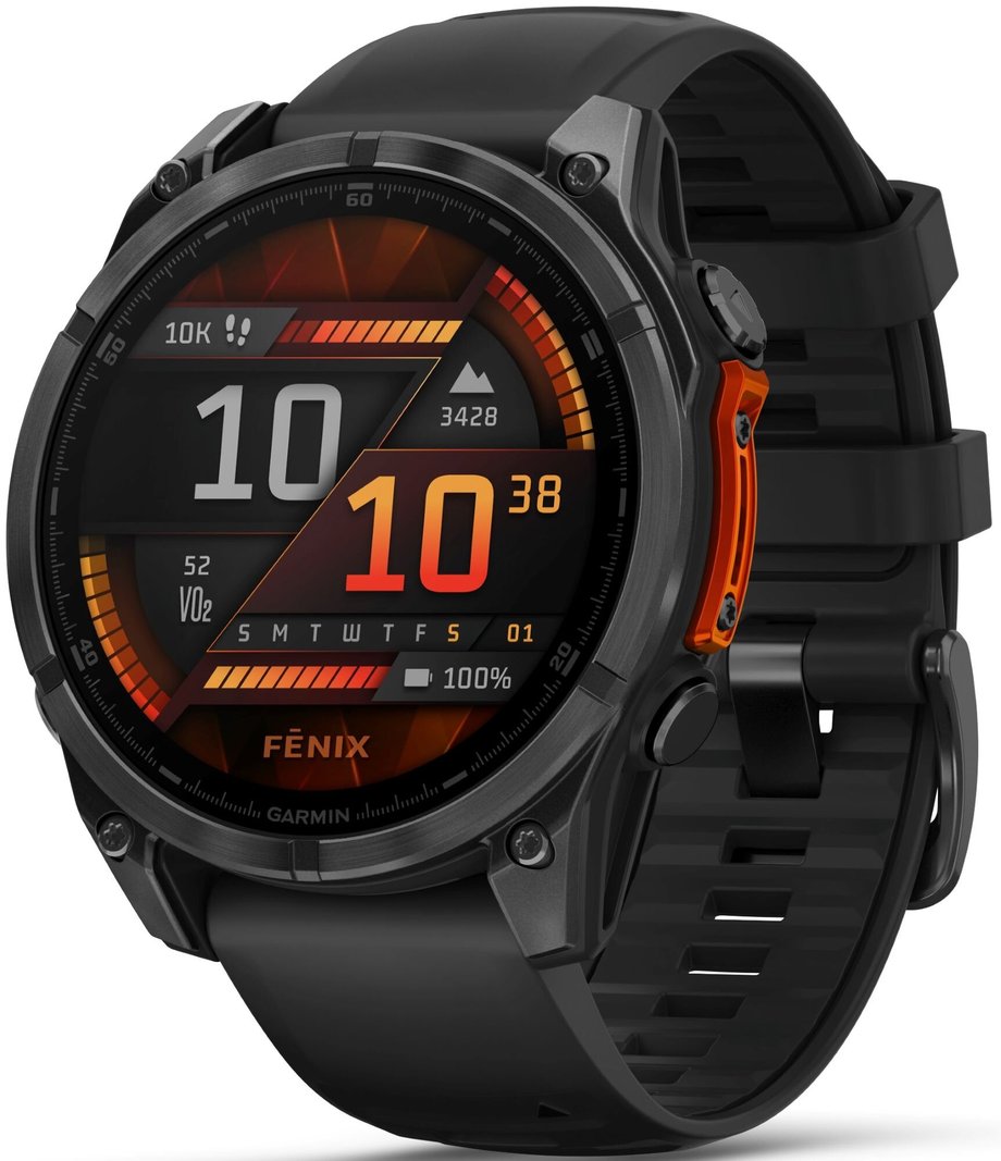 Garmin dla zapalonych i aktywnych. Czołowe smartwatche w rankingu 62 Smartwatch GARMIN Fenix 8 47mm czarny