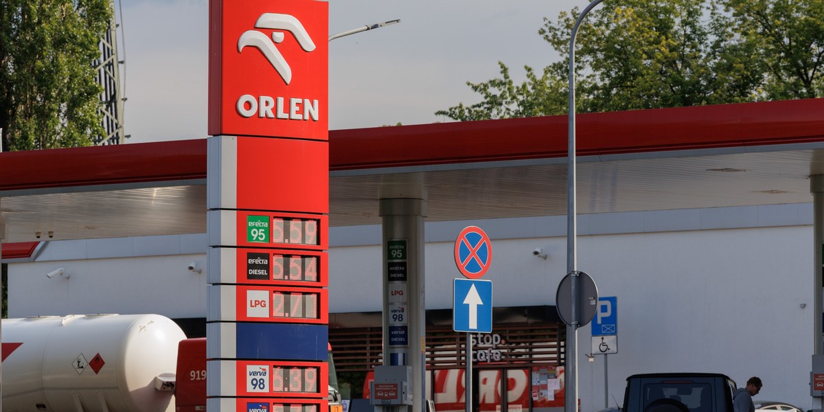 Orlen rewiduje ceny hurtowe. Zmiany odczują kierowcy 2 Stacja Orlenu (zdj. ilustracyjne)